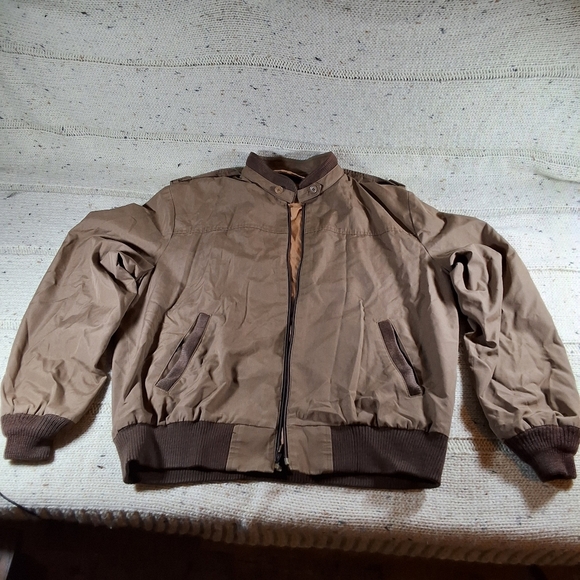 Men's Brown Bomber Jacket - Picture 1 of 11